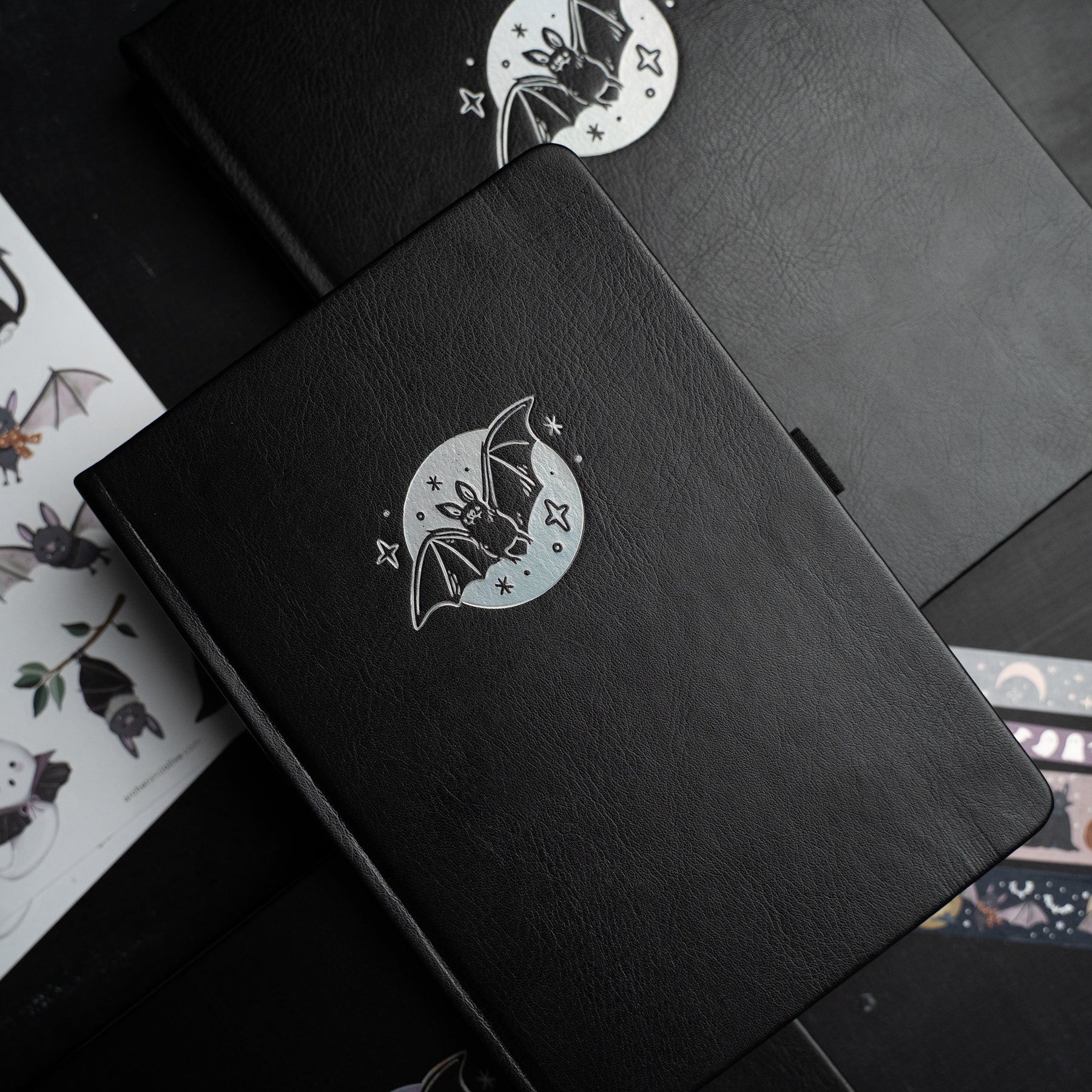 Cute Bat Dot Grid Notebook - Image 3