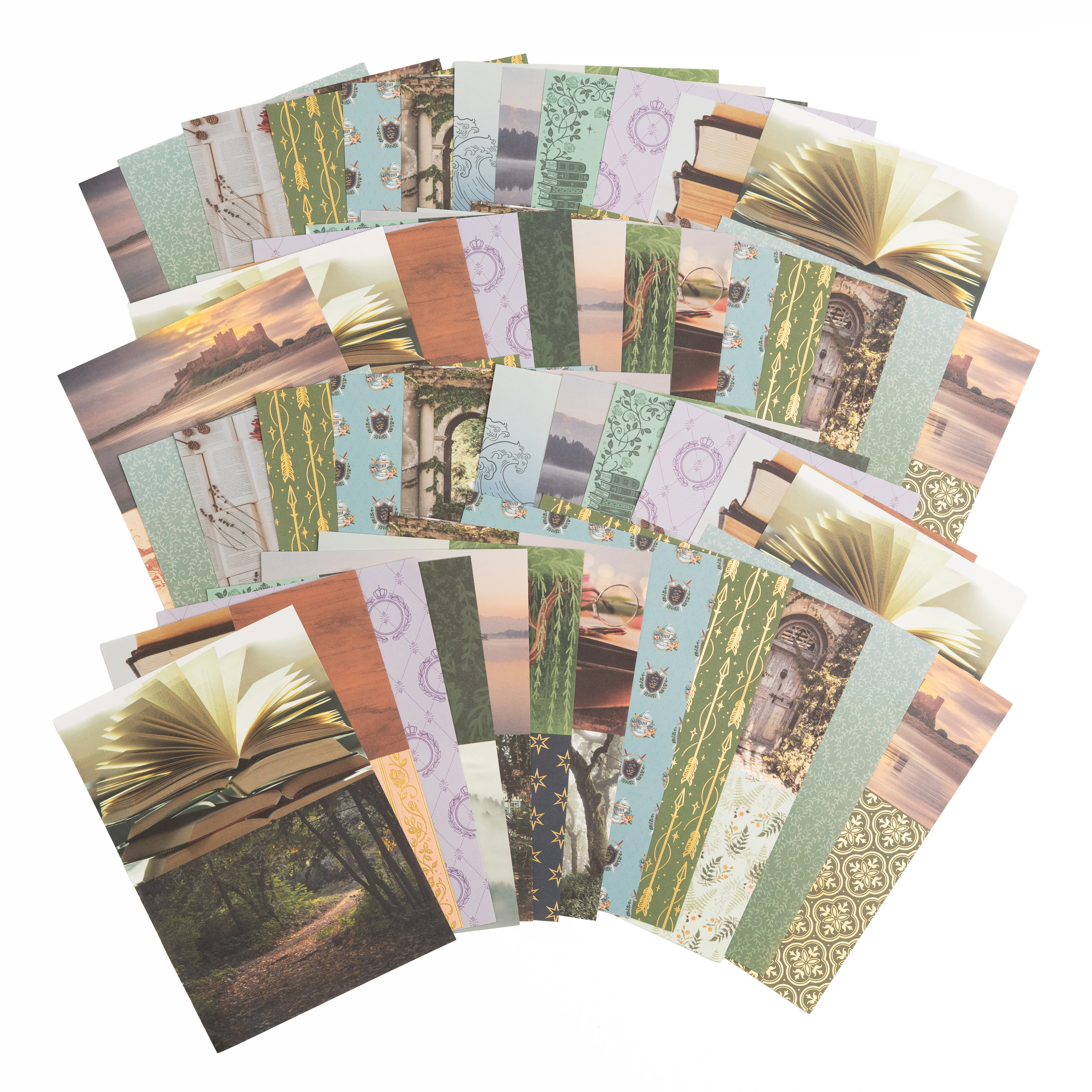 Enchanted Chapters Collage Paper Book