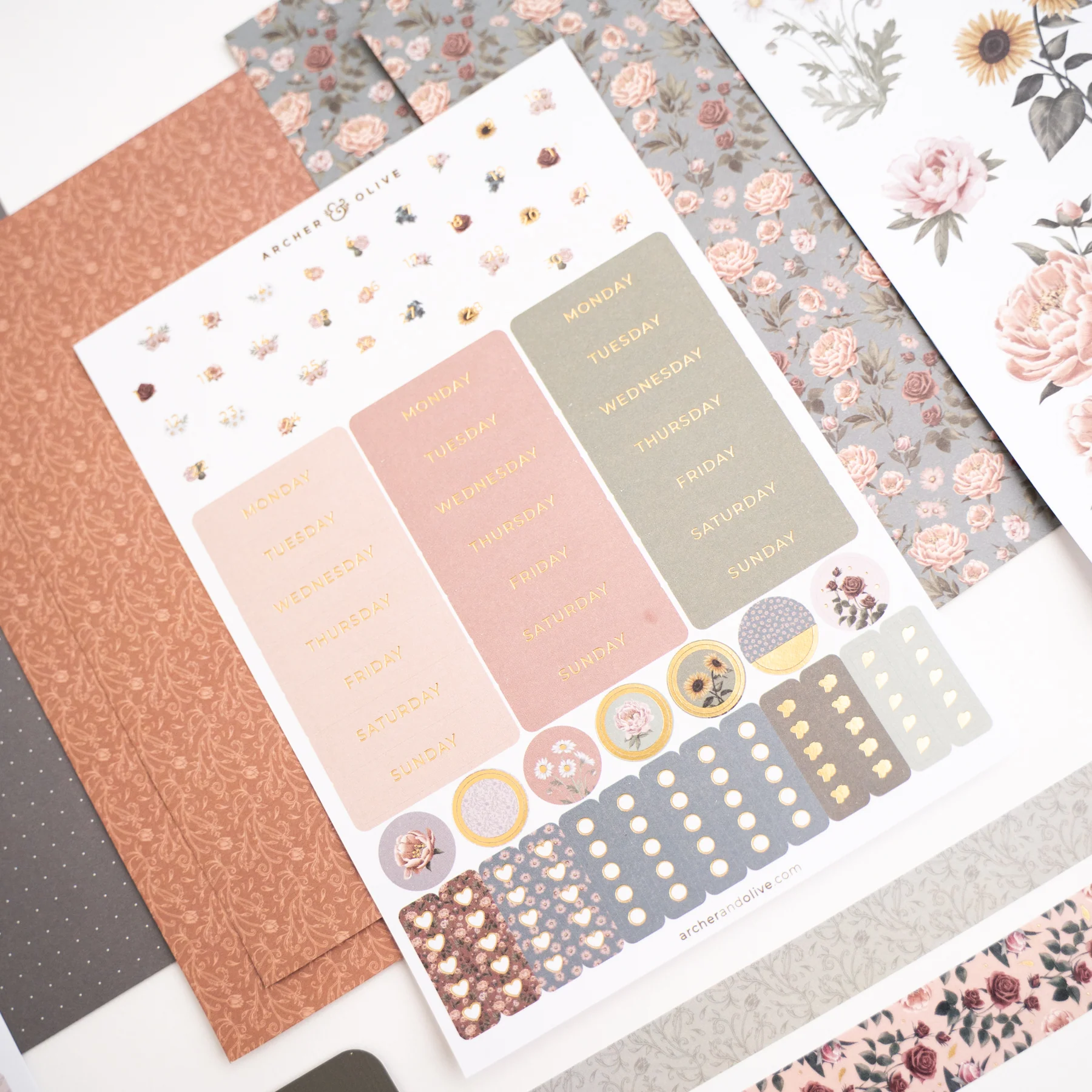 Antique Floral Everyday Theme Kit - Image 8