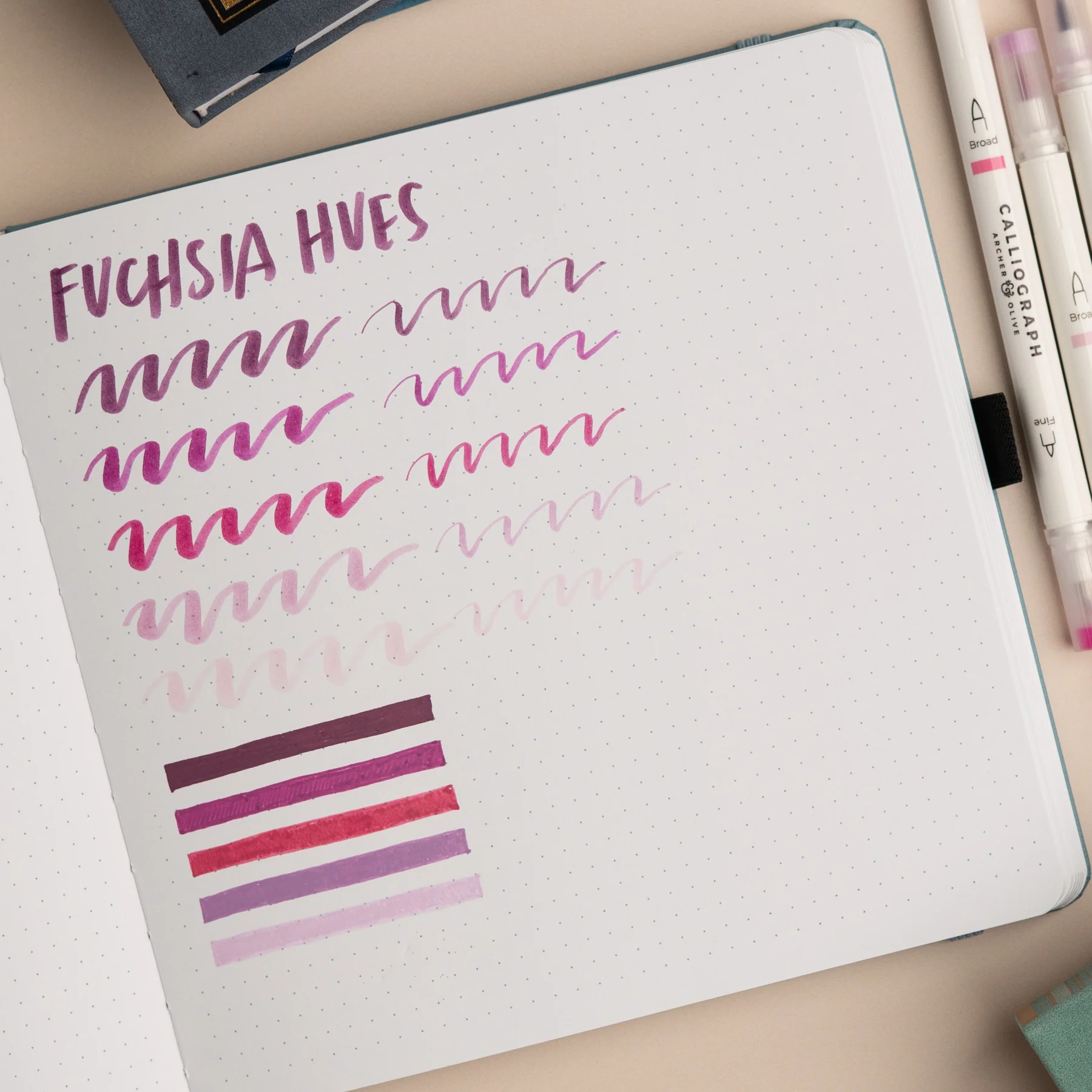 Fuchsia Hues Sets of 5 - Image 4