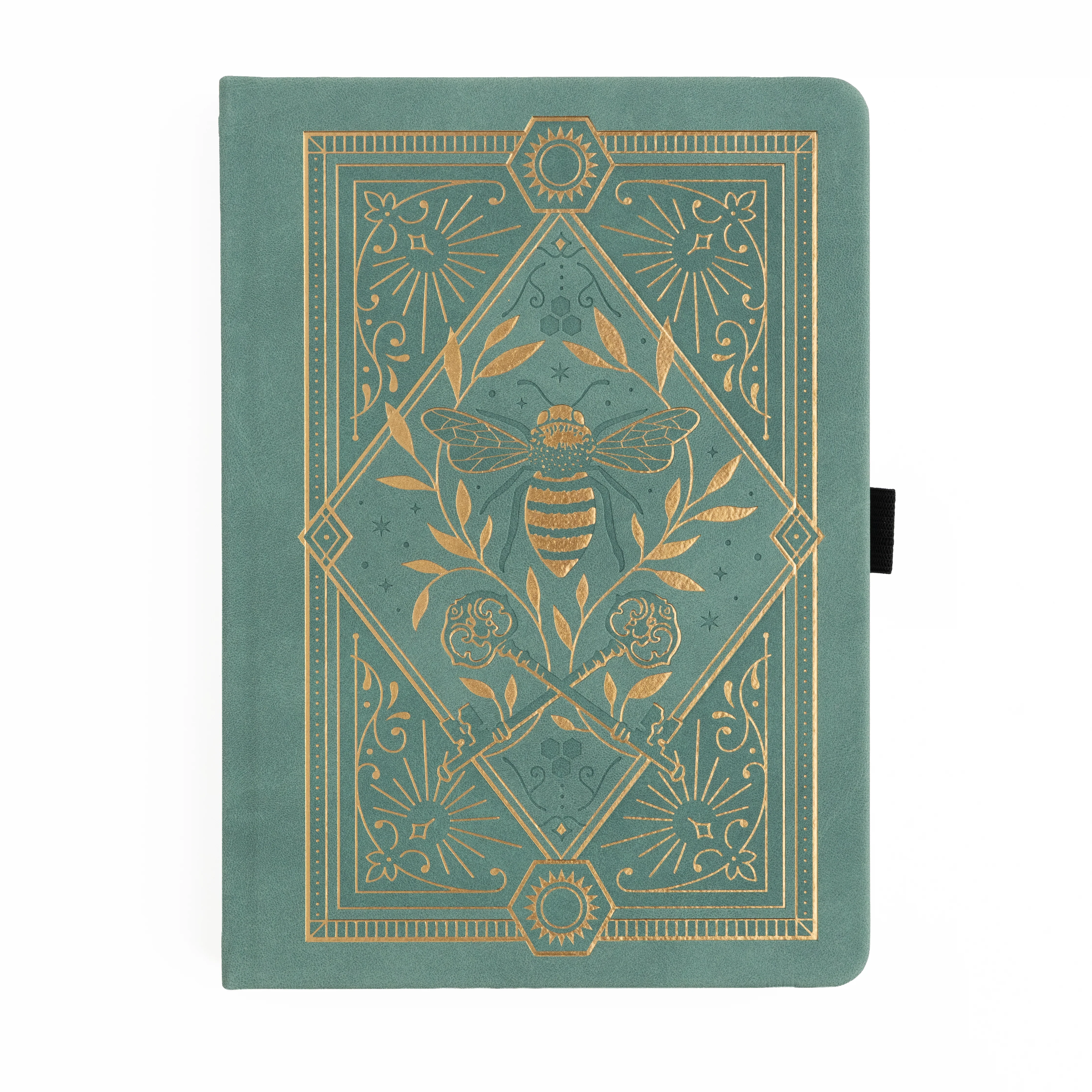 Keeper of the Bees in Soft Teal: Notebook - Image 3