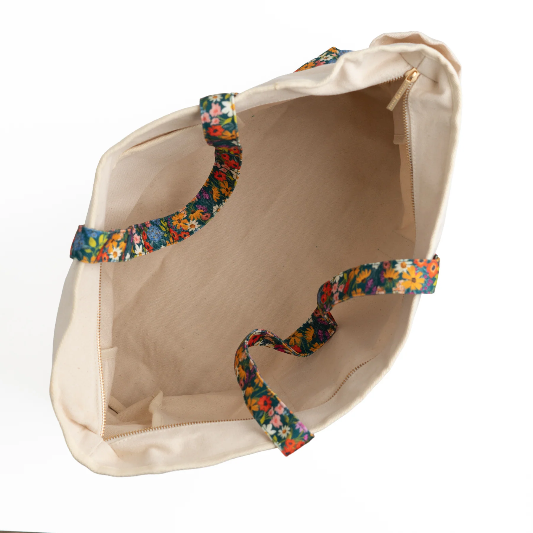 Meadow & Vine Canvas Tote - Image 3