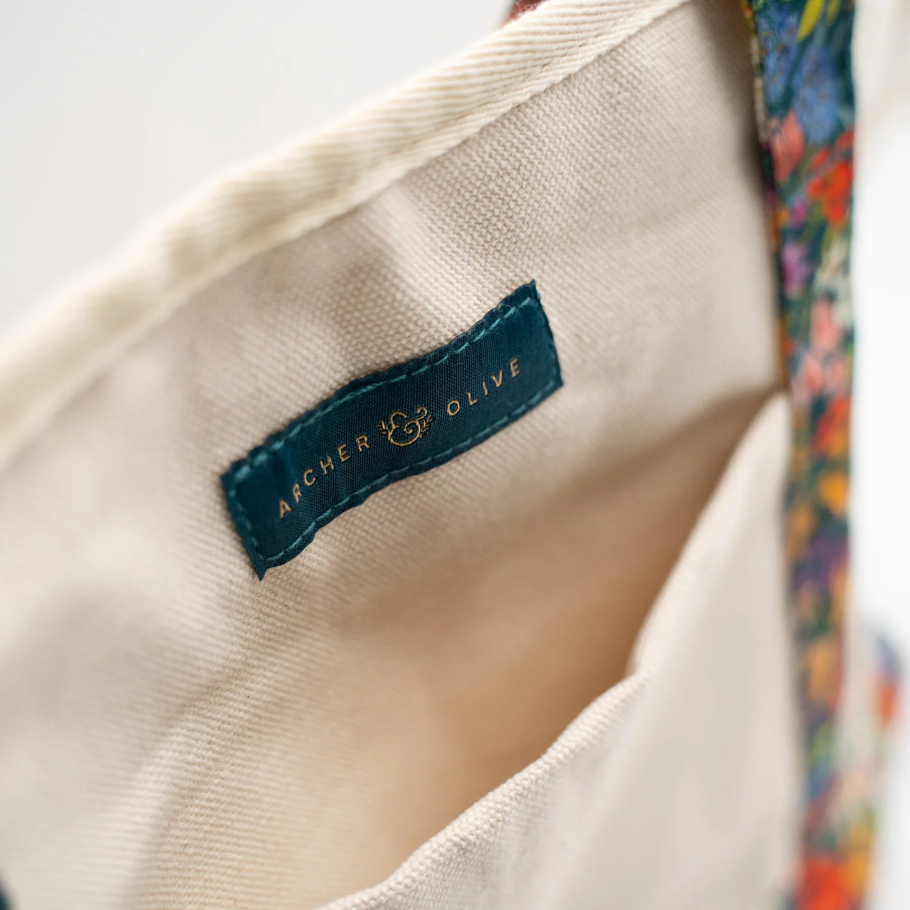 Meadow & Vine Canvas Tote - Image 5