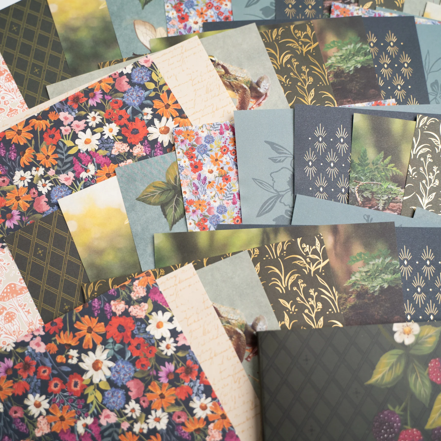Meadow & Vine Collage Paper Pad - Image 3