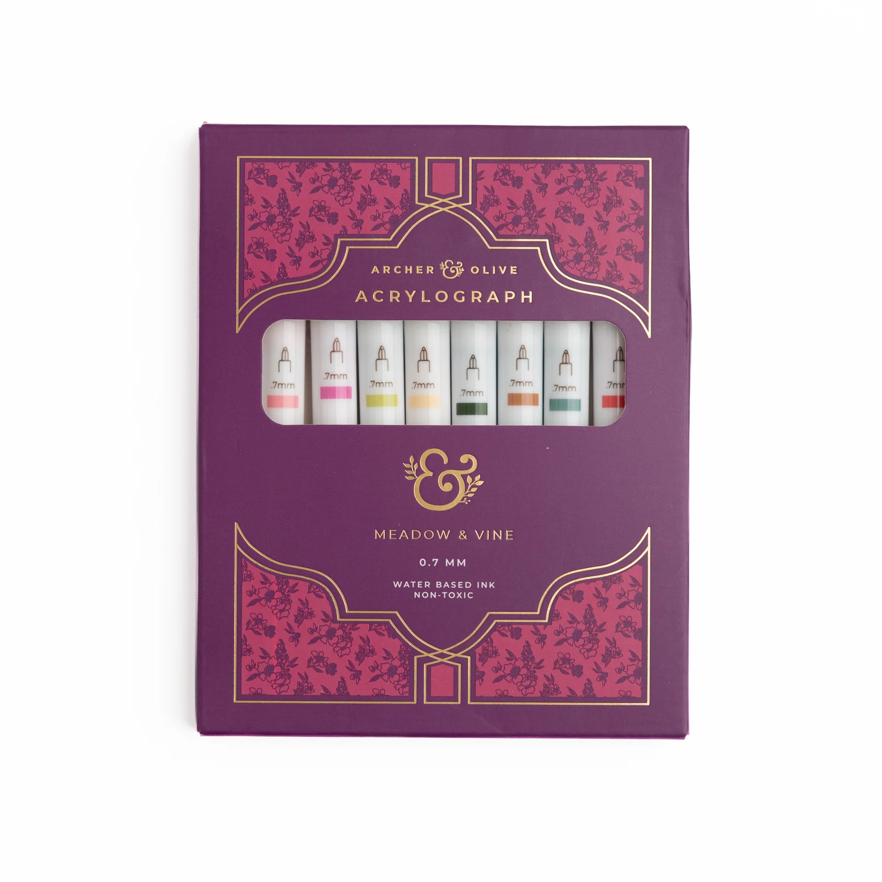 Meadow & Vine Set of 10 Acrylograph Pens - Image 3
