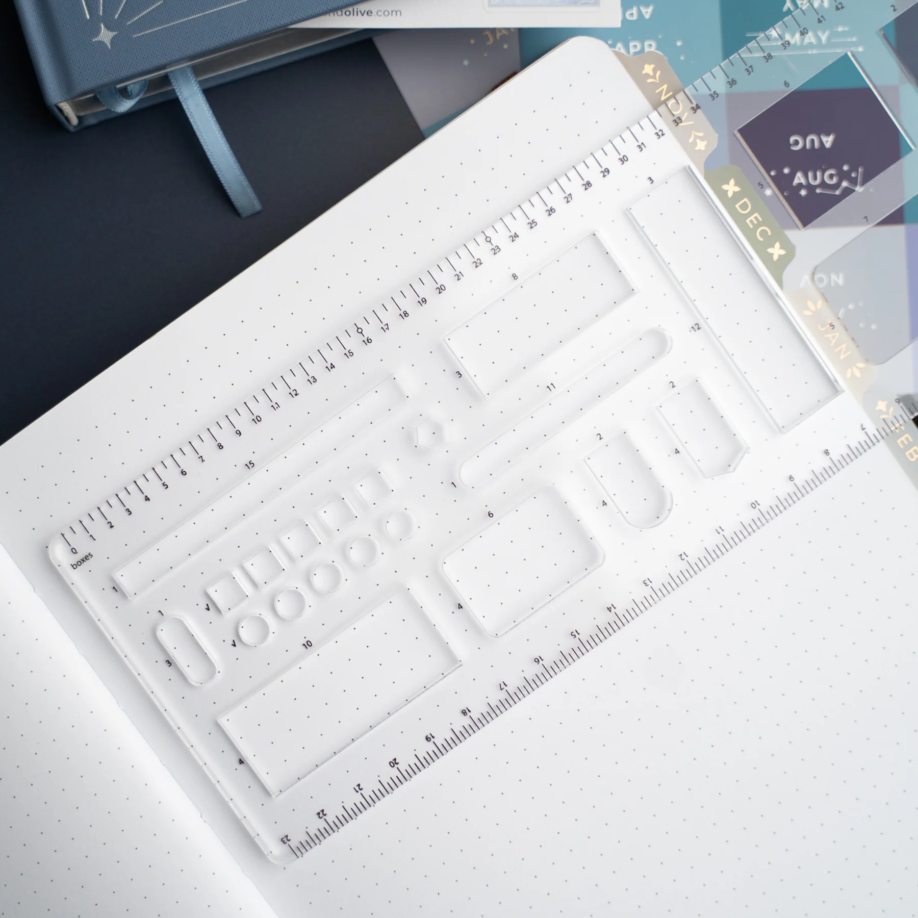 B5 Dot Grid Planner Stencil - Image 4