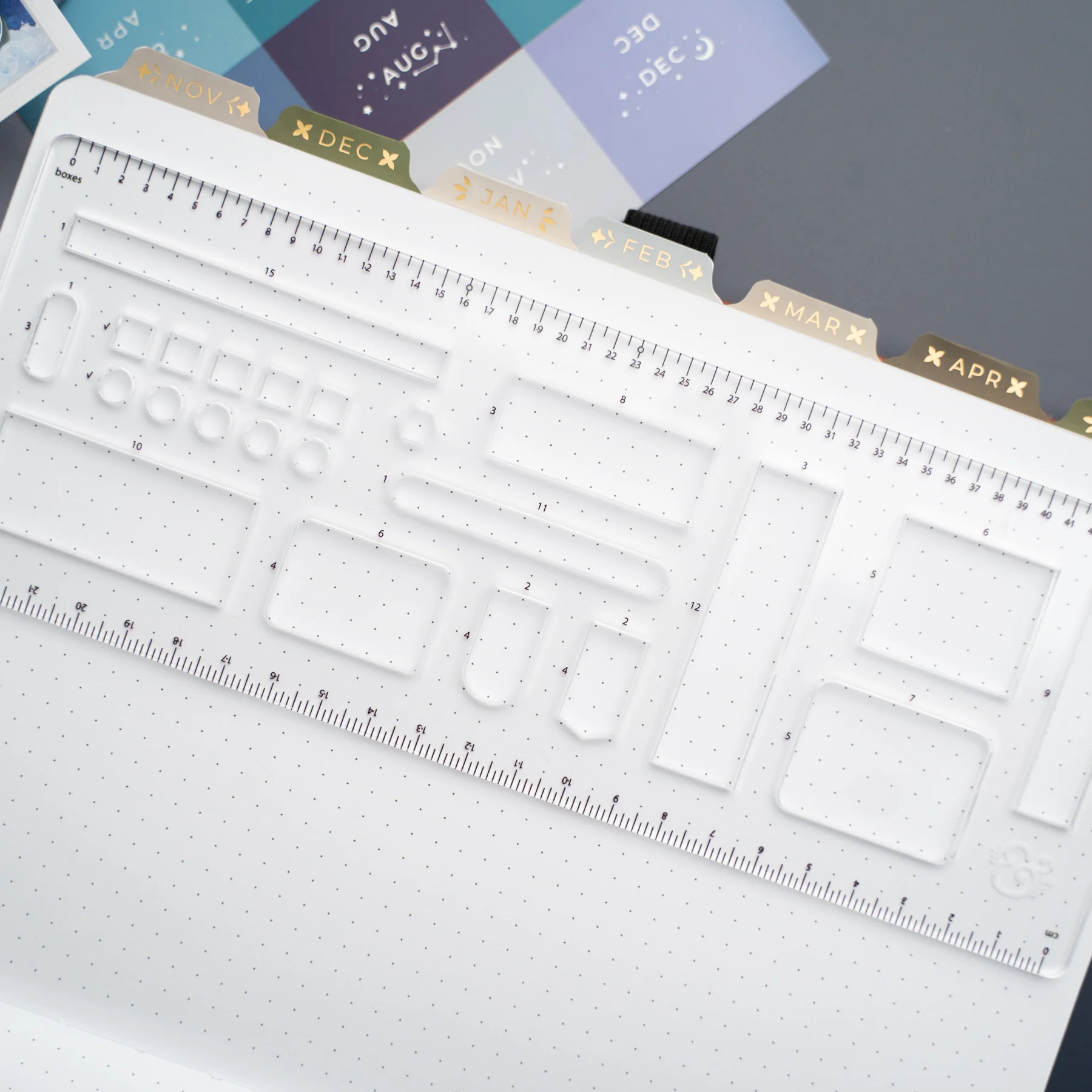 B5 Dot Grid Planner Stencil - Image 5