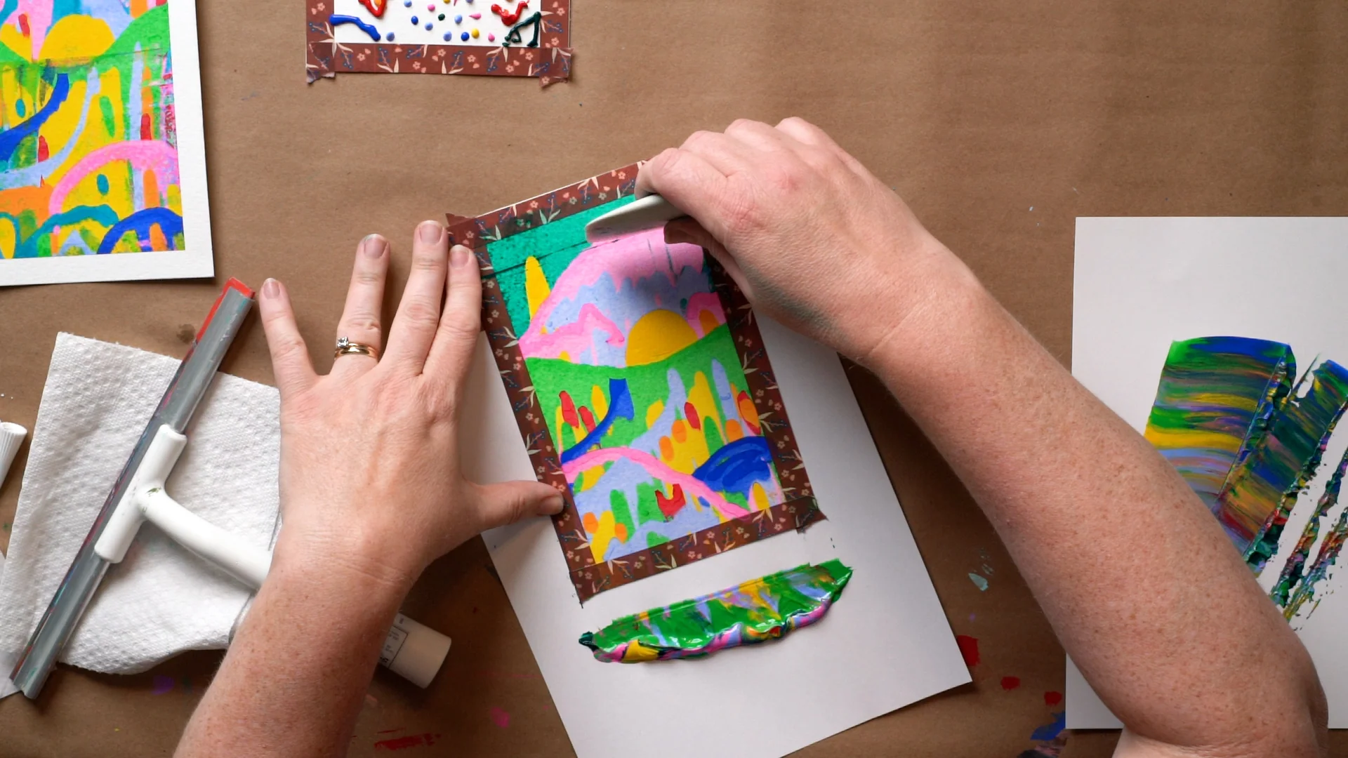 UNBOUND Abstract Scrape Art: Digital eCourse - Image 12